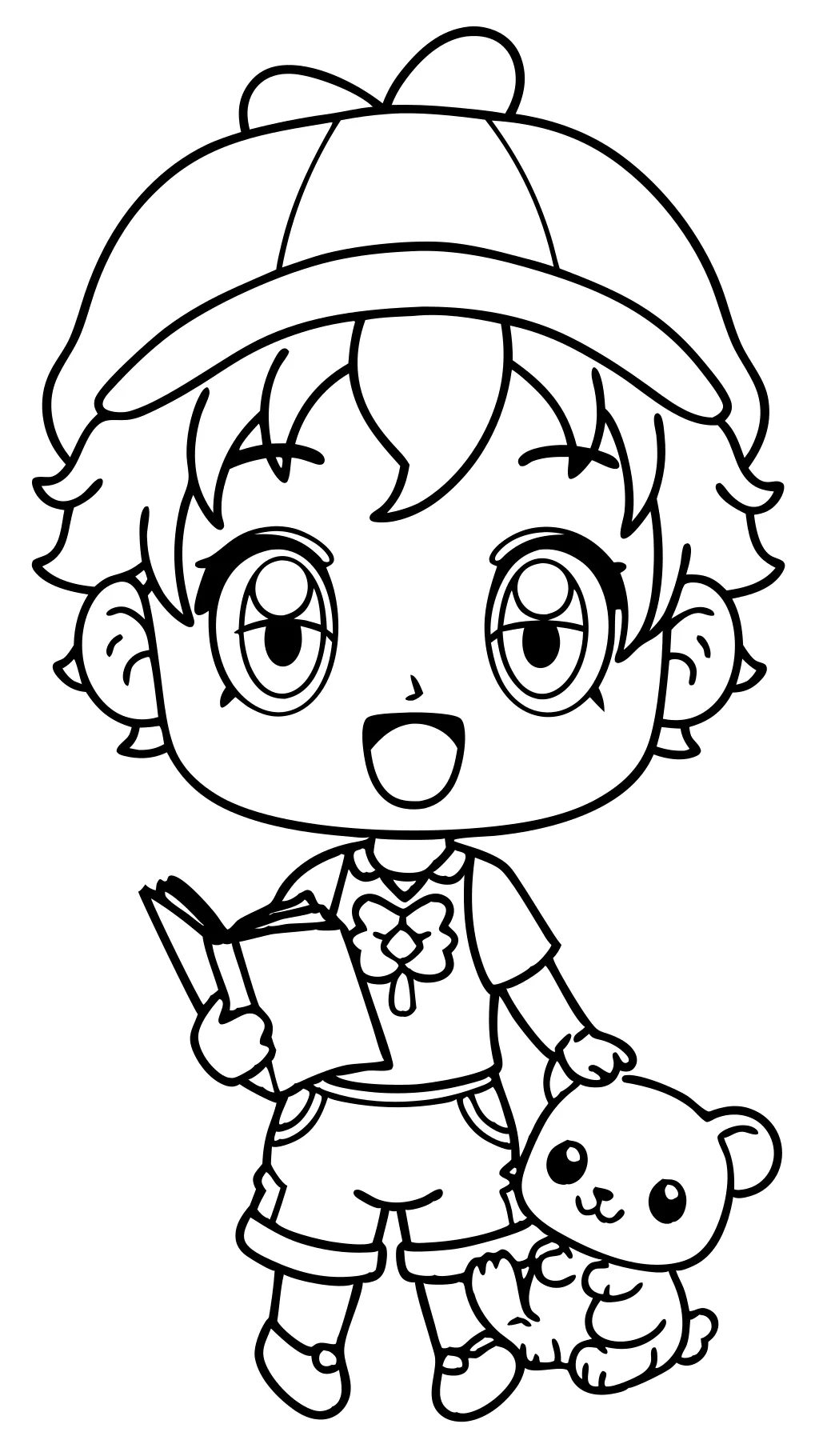 coloriages de l’anime chibi